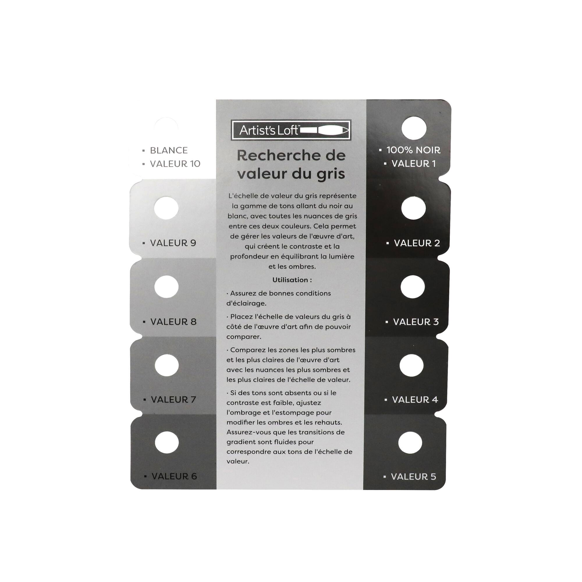 12 Pack: Gray Scale Finder by Artist's Loft™
